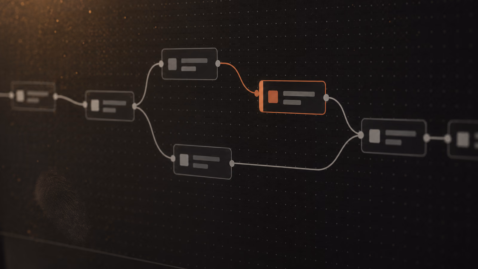 workflow-automatisering op een scherm in de werkplaats van een installateur, bedrijfsprocessen automatiseren