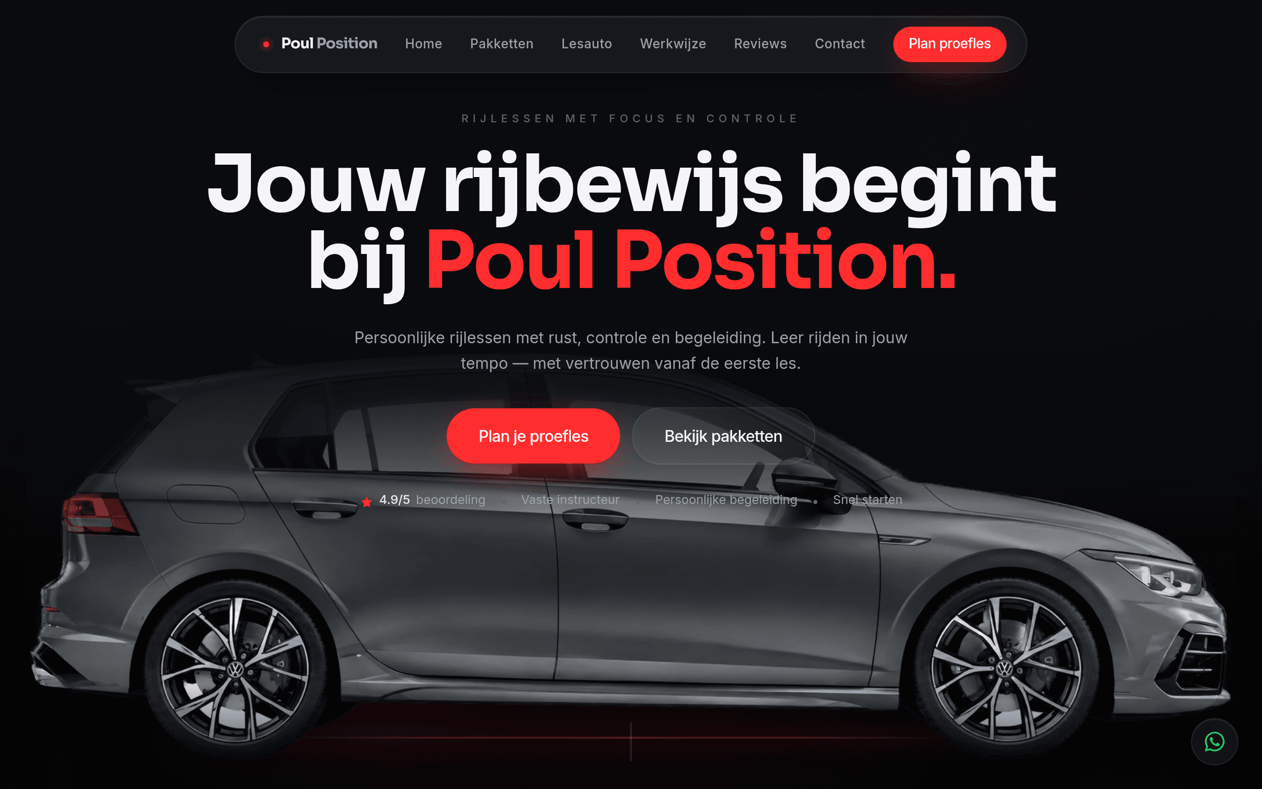 Screenshot van Poul Position